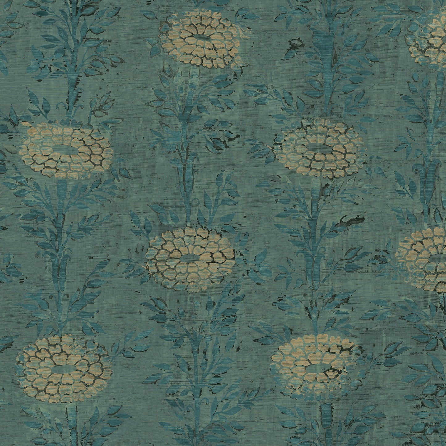 AF6519 - Ronald Redding Tea Garden Ii Wallpaper French Marigold