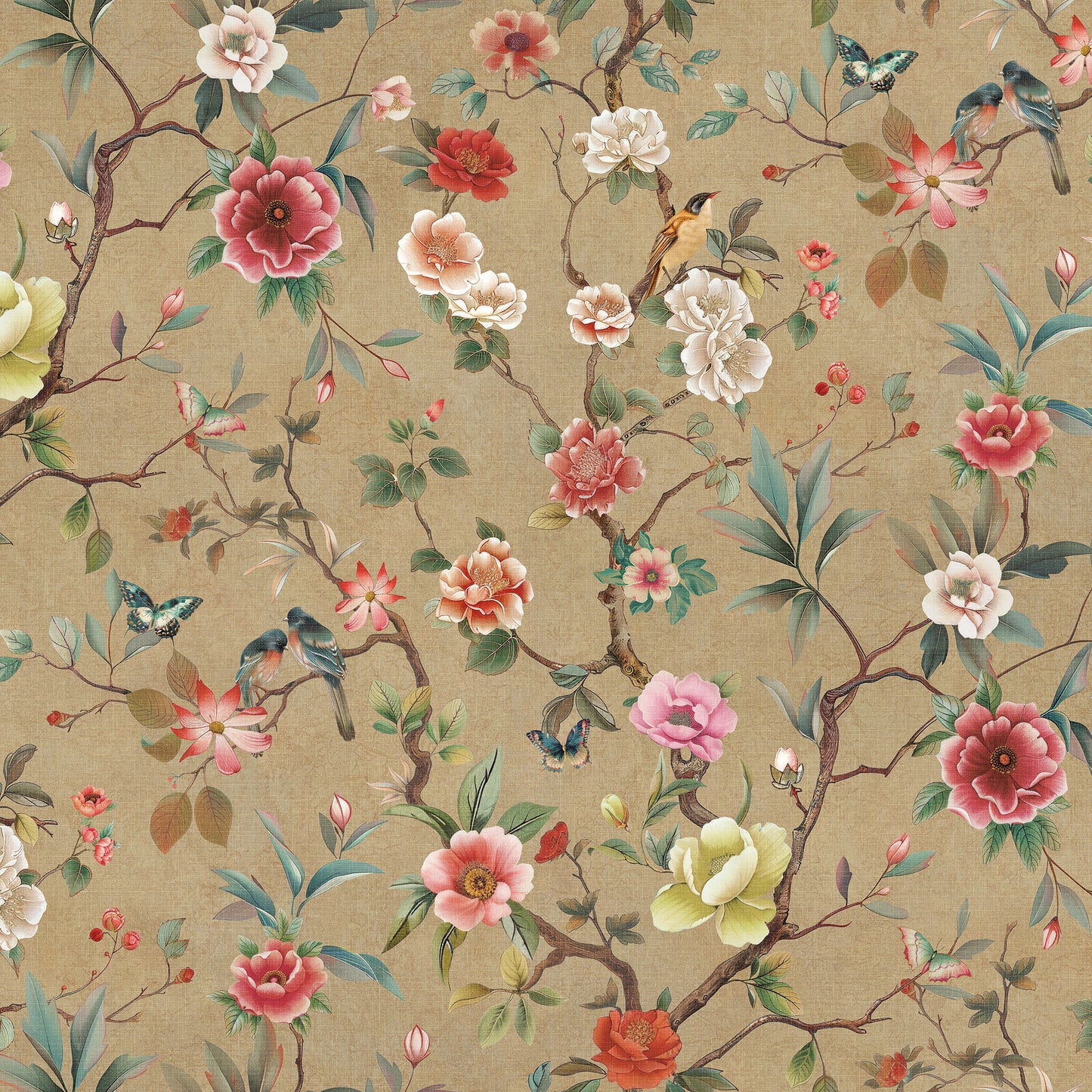ZA8037 - Ronald Redding Tea Garden Ii Wallpaper Kimoras Garden
