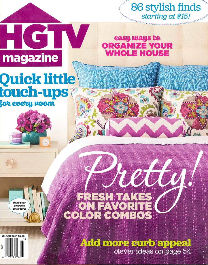 Calico - HGTV March 2015 Magazine Press