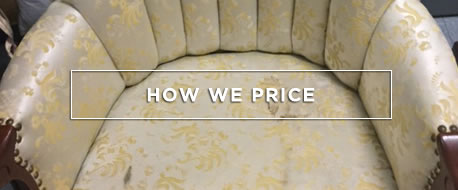 Reupholstery - How we price