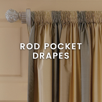 Rod Pocket Drapes at Calico
