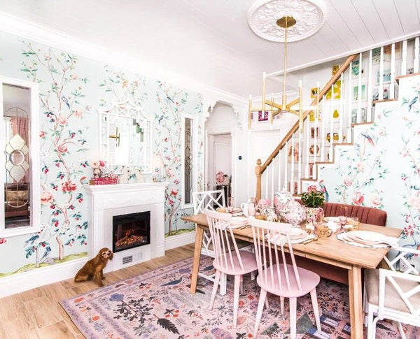 One Room Challenge designers transform rooms  with wallpaper, window treatments—and Calico!
