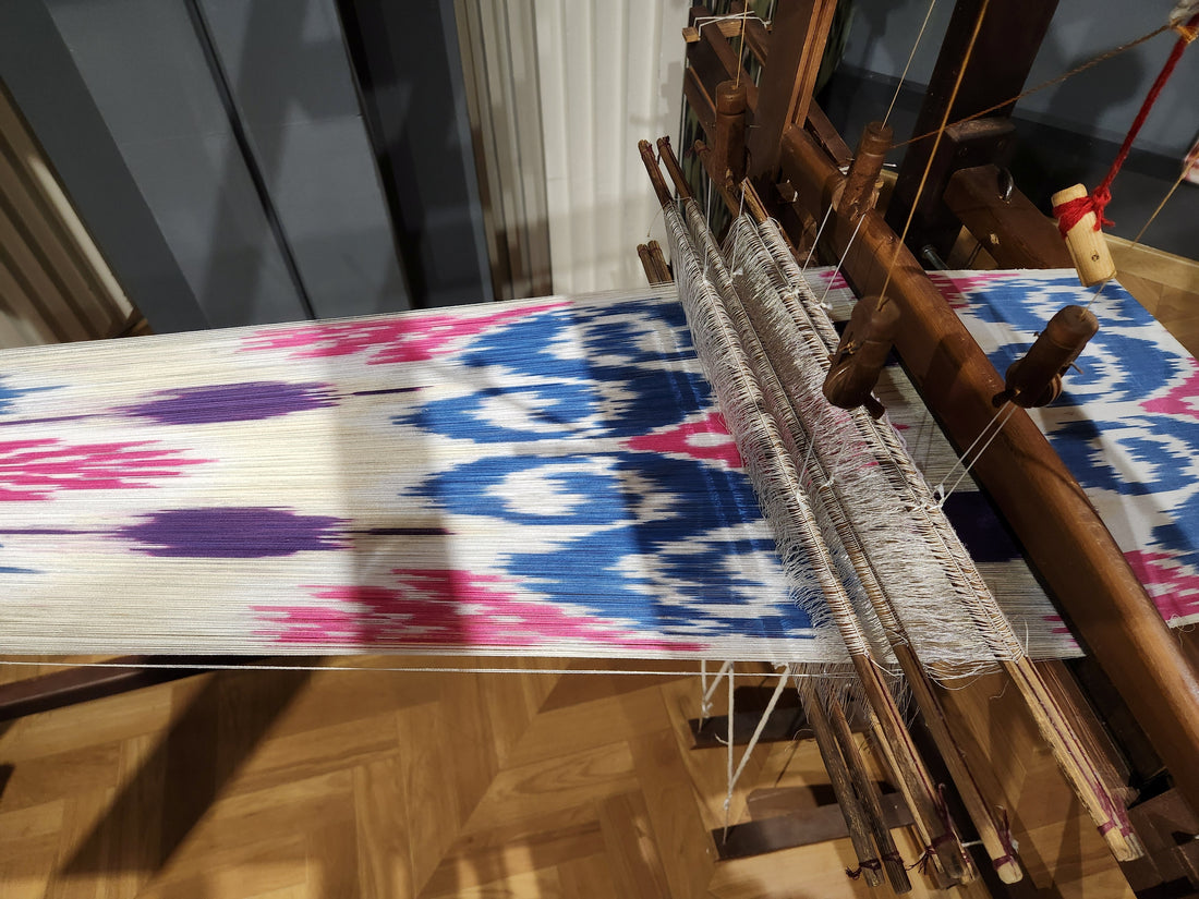 The Route that Made the World: A Silk Road Journey  Exploring ikat weaving in Uzbekistan—and ikat design today