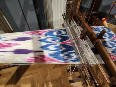 The Route that Made the World: A Silk Road Journey  Exploring ikat weaving in Uzbekistan—and ikat design today
