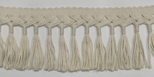 "9 1/2" Wide Braided Tassel - Slf900 - 01 Snow"