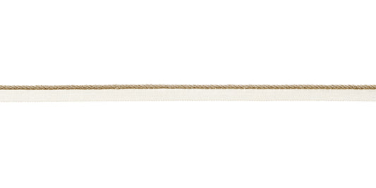 "1/4" Cord With Lip  -  Mini - Parchment"