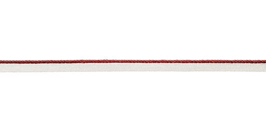 "1/4" Cord With Lip  -  Mini - Rouge"