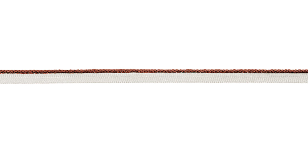 "1/4" Cord With Lip  -  Mini - Vermillion"