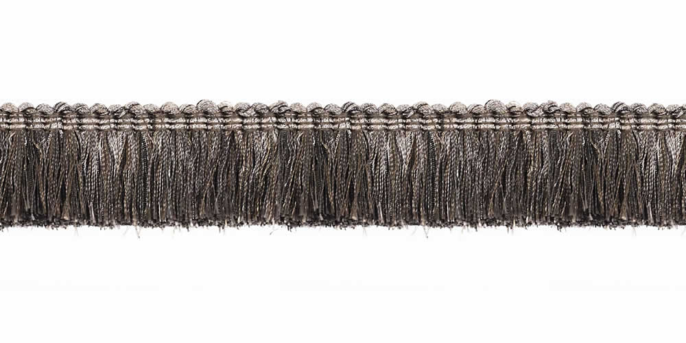 "2" Brush Fringe - Langdon - Pewter"