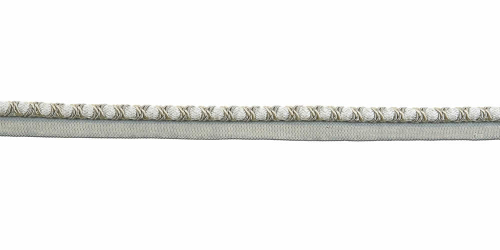 "3/8" Cord With Lip - Milnor - Silver Pearl"