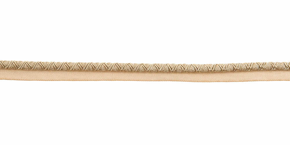 "3/8" Cord With Lip - Milnor - Spun Gold"