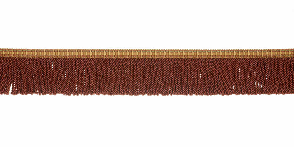"2 1/4" Bullion Fringe - Mott - Copper"