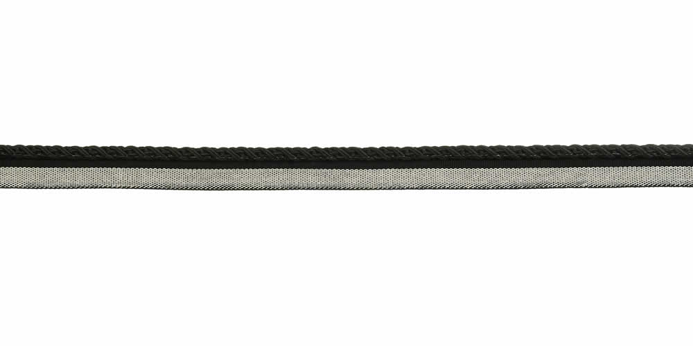 "1/4" Cord With Lip - Narita - Black"
