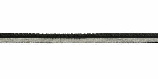 "1/4" Cord With Lip - Narita - Black"