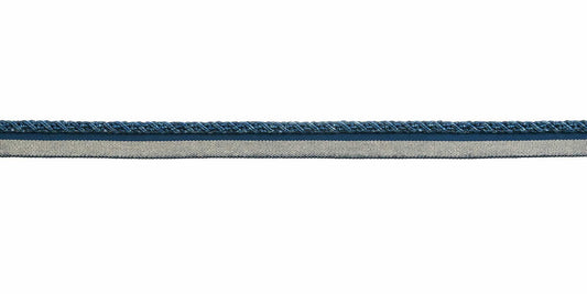 "1/4" Cord With Lip - Narita - Sapphire"