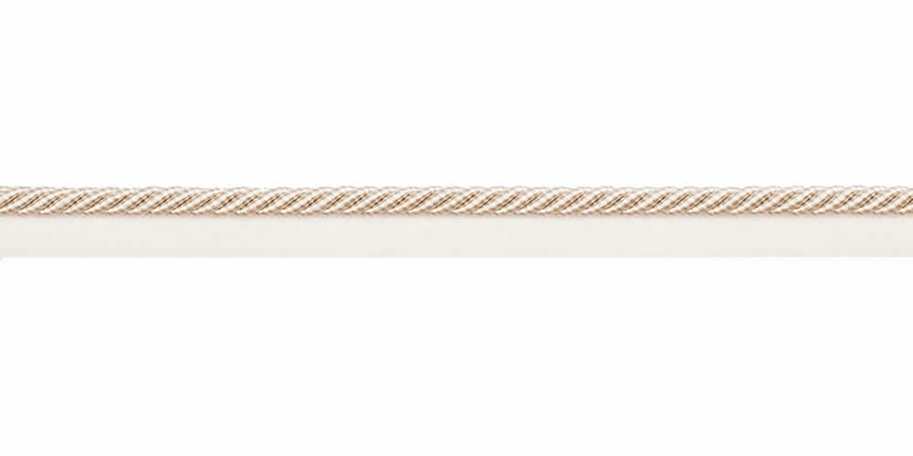 "3/8" Cord With Lip - Rolette - Spun Gold"