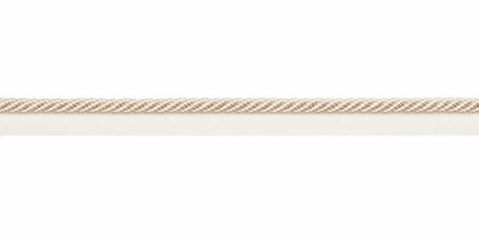 "3/8" Cord With Lip - Rolette - Spun Gold"