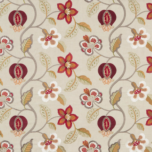 Draycott - Luxe Collection - Red/Ivory