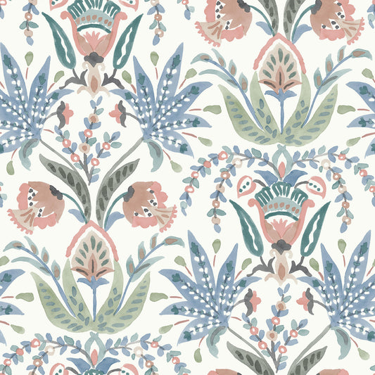 MN1912 - Mediterranean Wallpaper - Seaside Jacobean