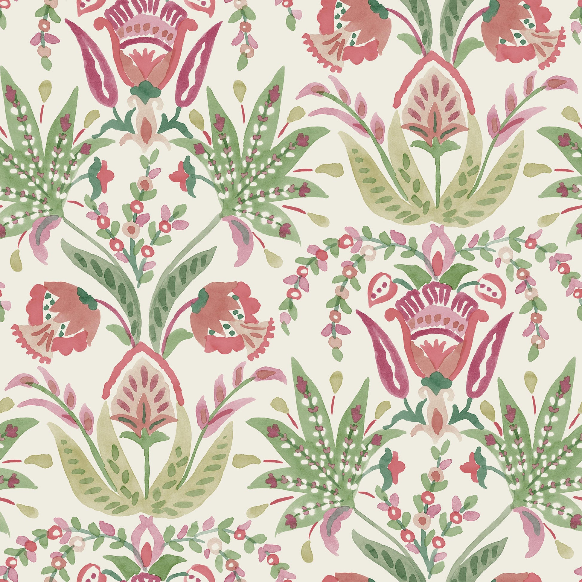 MN1914 - Mediterranean Wallpaper - Seaside Jacobean
