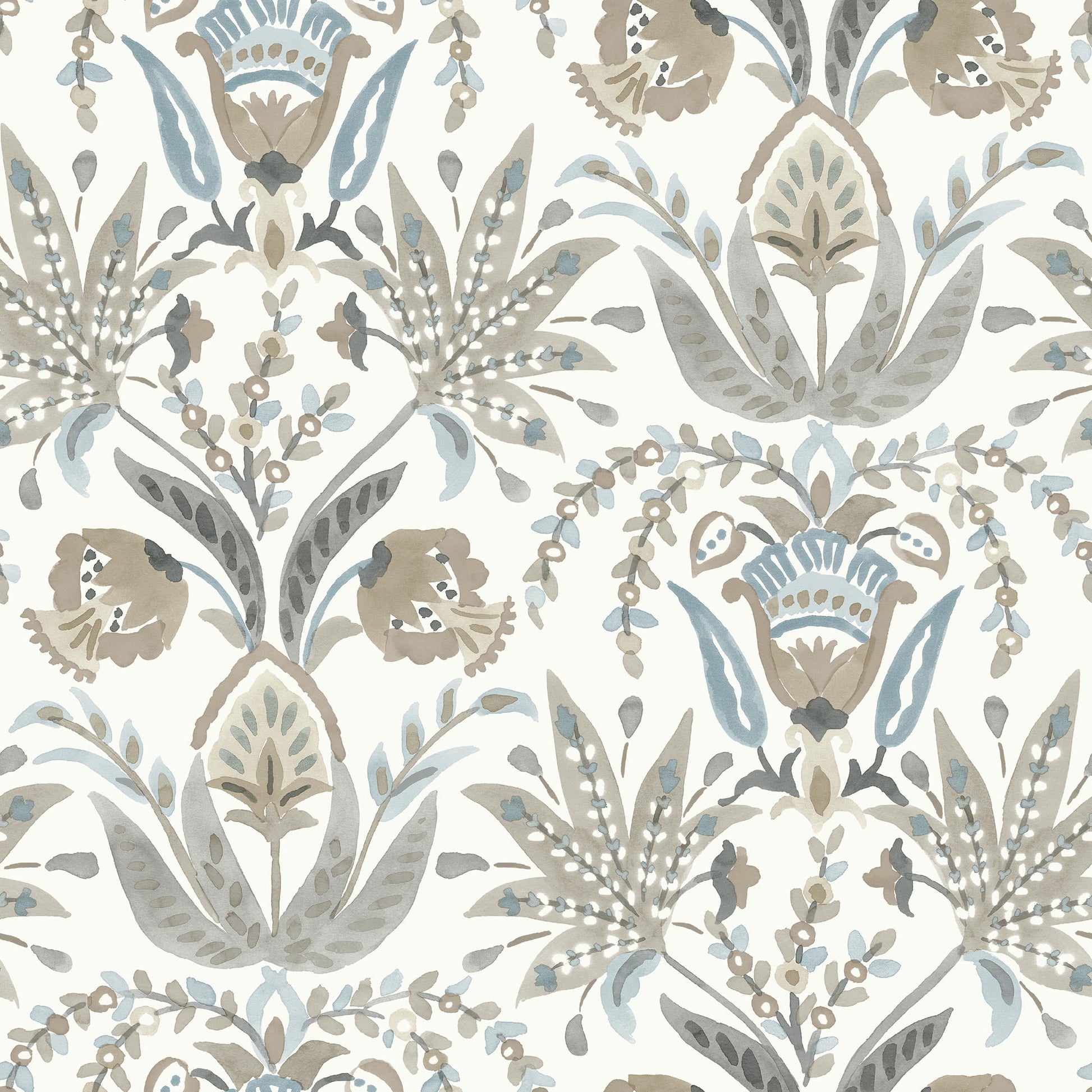 MN1915 - Mediterranean Wallpaper - Seaside Jacobean