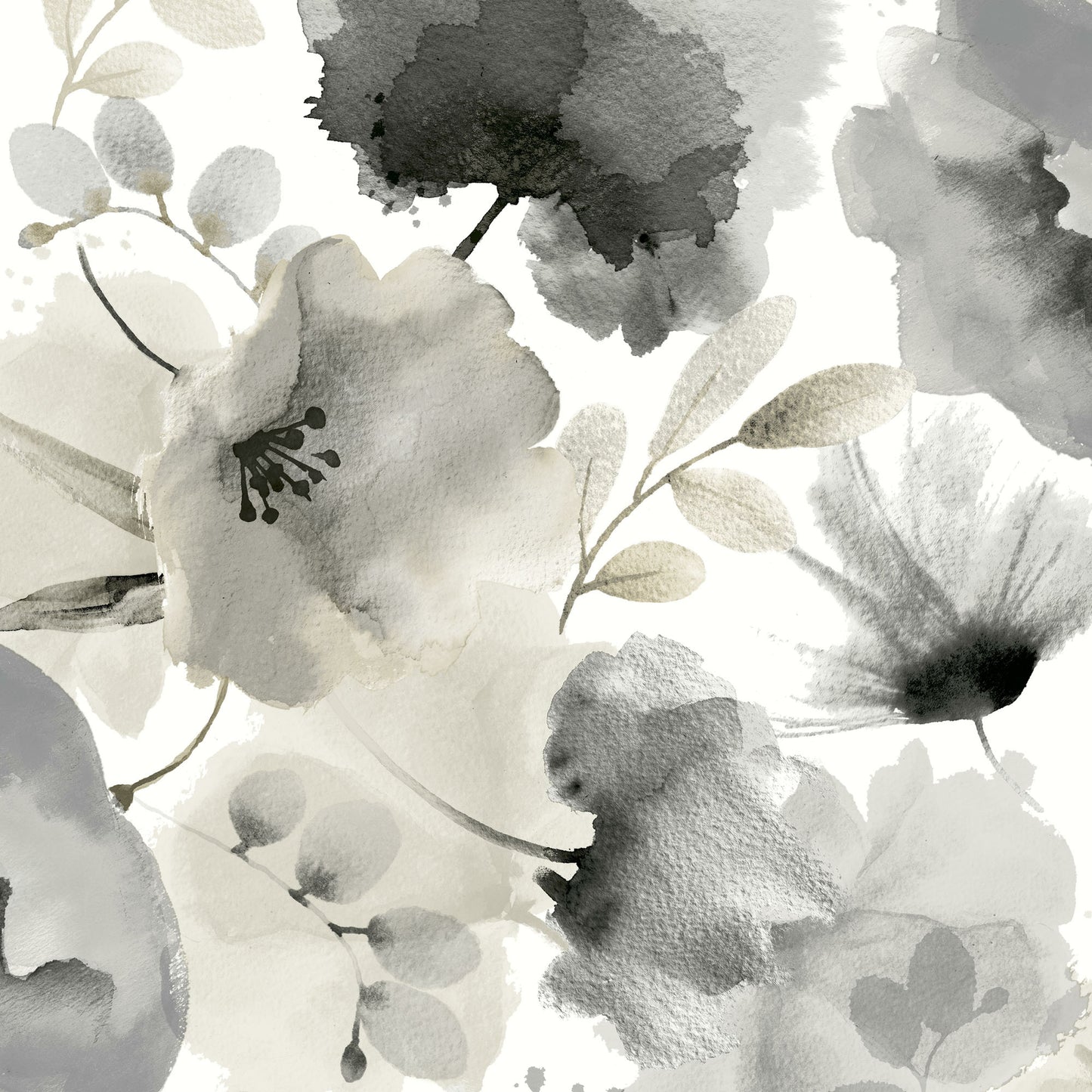 BL1771 - Blooms Second Edition Wallpaper Watercolor Bouquet