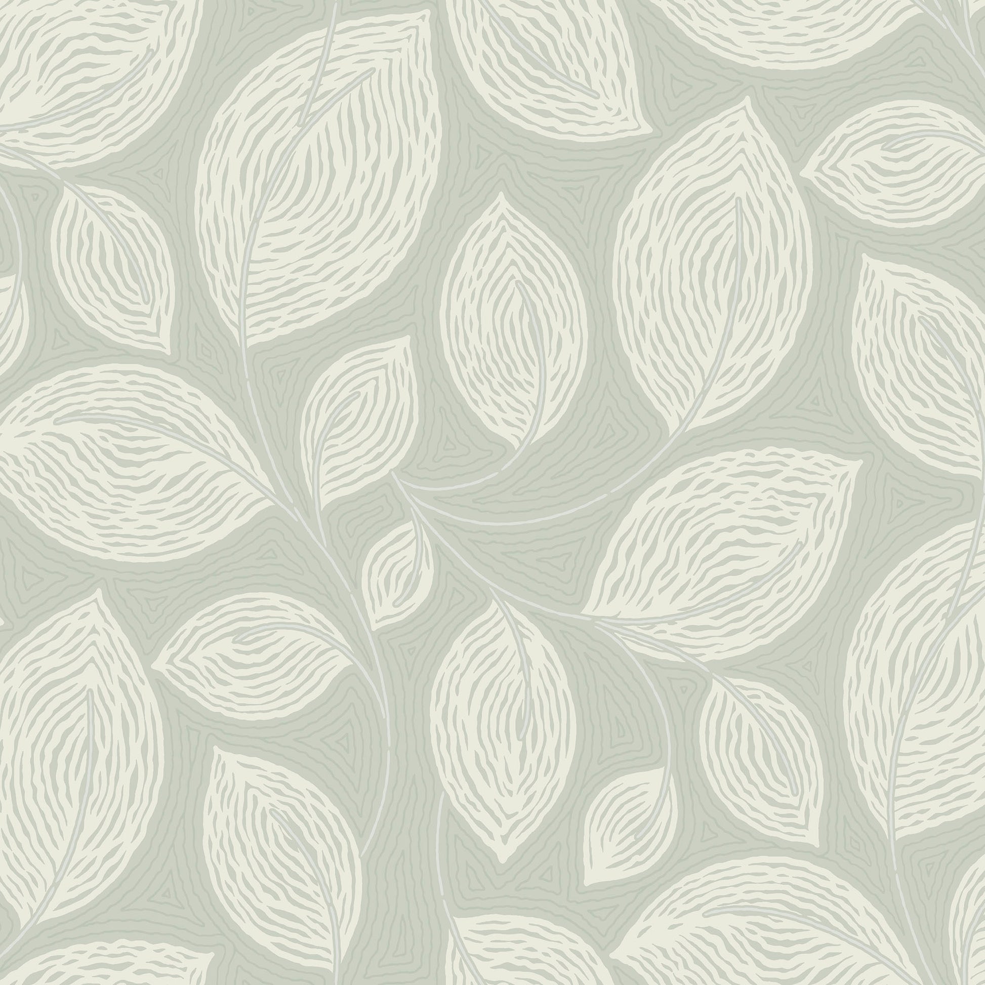 EV3921 - Candice Olson Wallpaper - Contoured Leaves