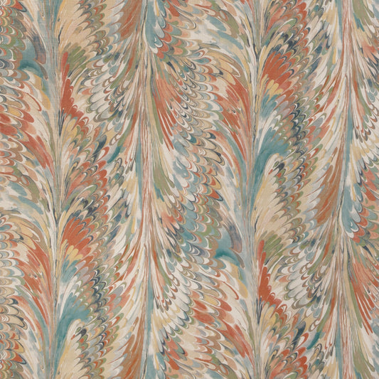 Florentine Paper (Kc) - Luxe Collection - Clay/Blue