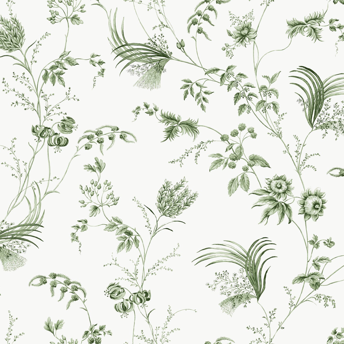 MX9680 - Ronald Redding Astoria Wallpaper Floral Lace