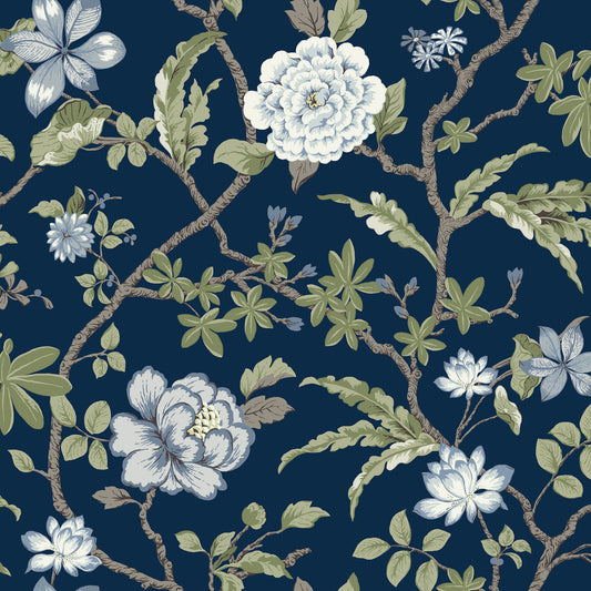 MX9652 - Ronald Redding Astoria Wallpaper Courtyard Botanical