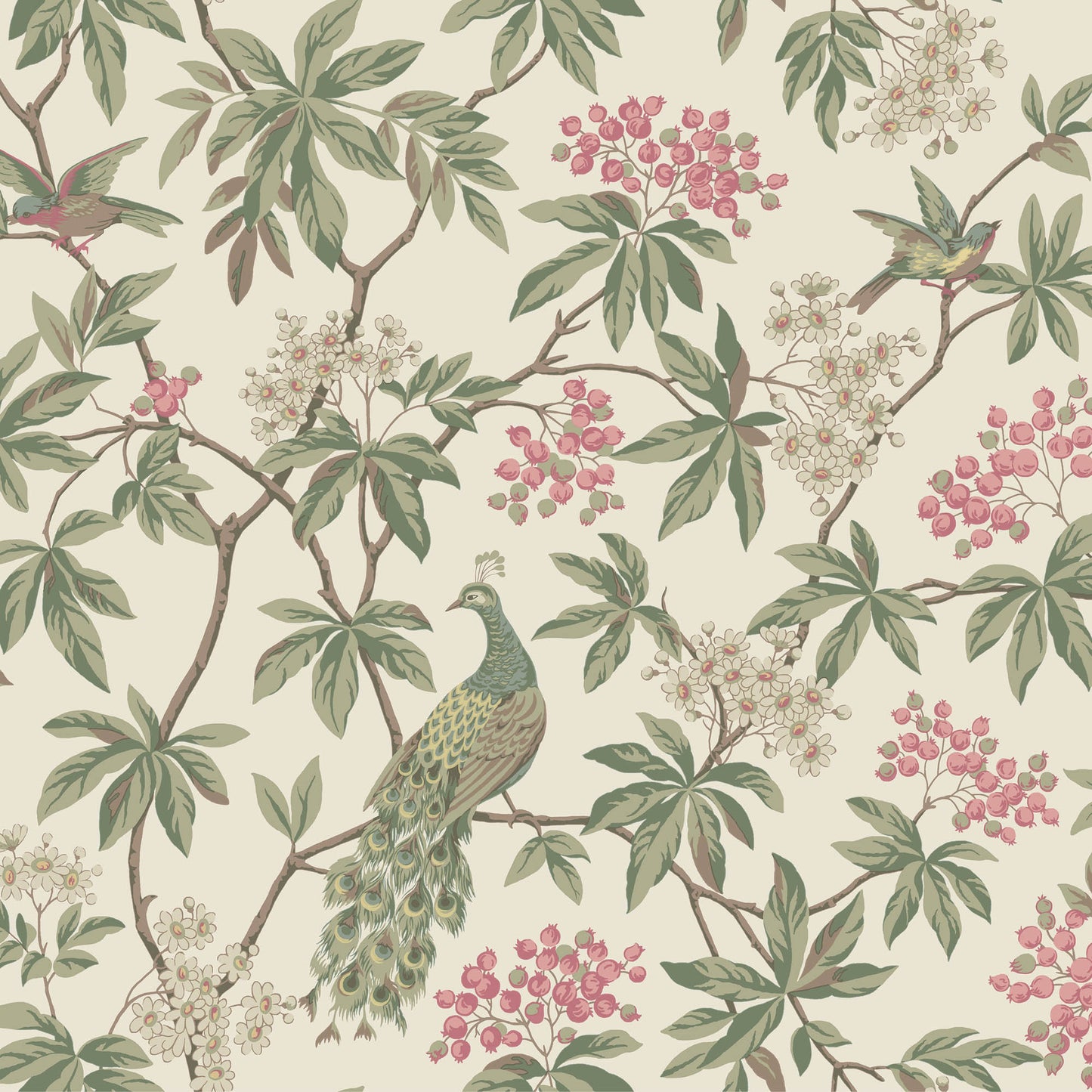 MX9665 - Ronald Redding Astoria Wallpaper Peacock Estate