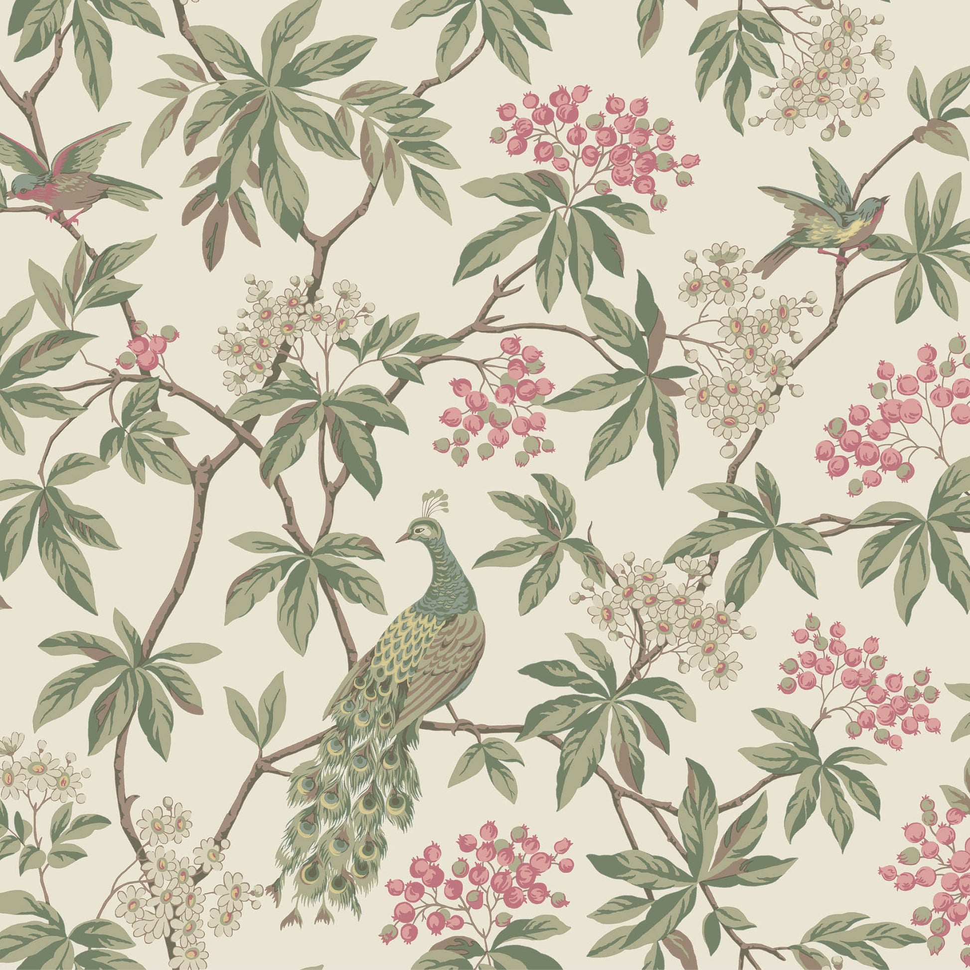 MX9665 - Ronald Redding Astoria Wallpaper Peacock Estate