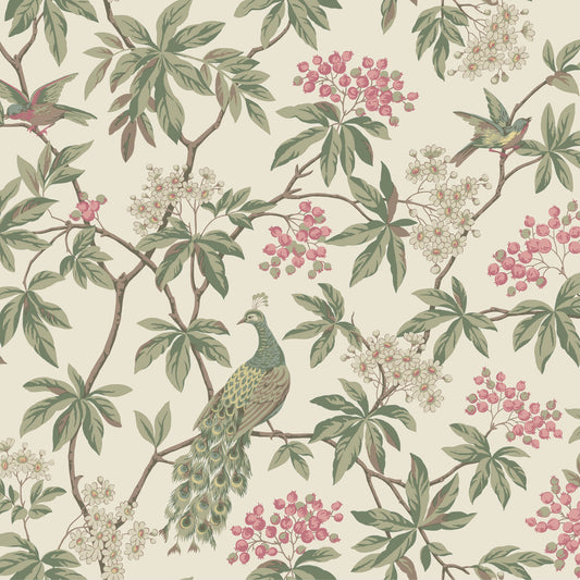 MX9665 - Ronald Redding Astoria Wallpaper Peacock Estate