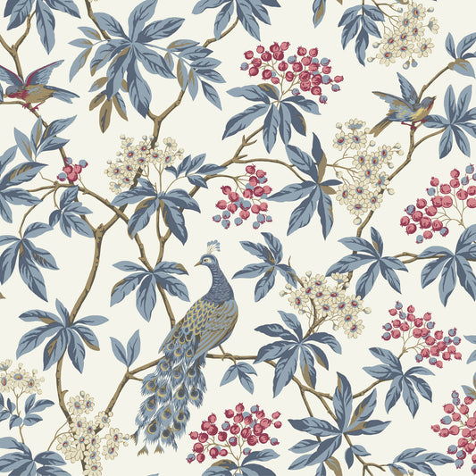 MX9666 - Ronald Redding Astoria Wallpaper Peacock Estate