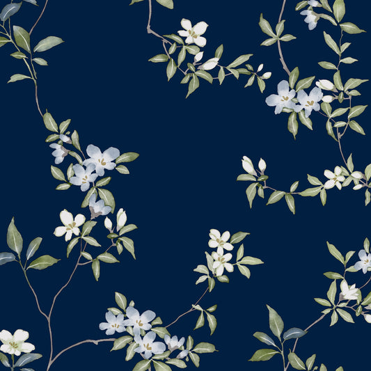 ZA8071 - Ronald Redding Tea Garden Ii Wallpaper April Blossom