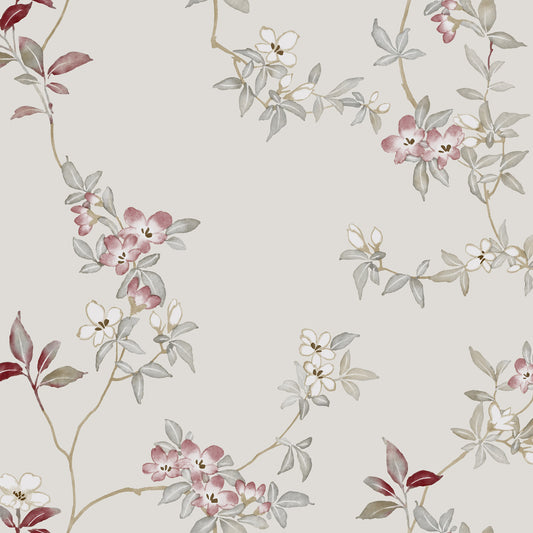 ZA8076 - Ronald Redding Tea Garden Ii Wallpaper April Blossom
