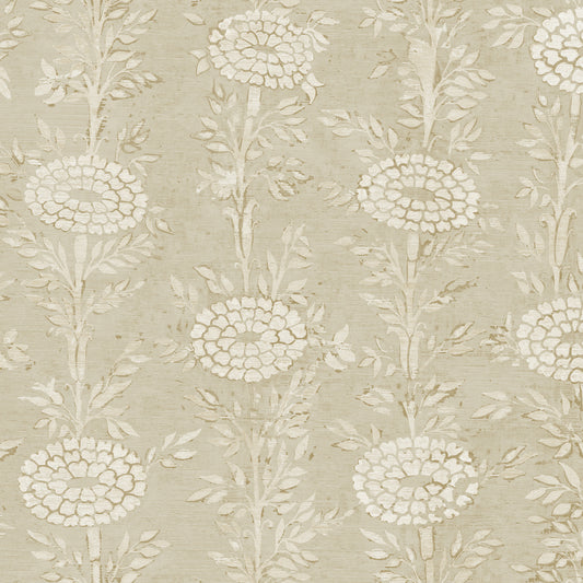 ZA8018 - Ronald Redding Tea Garden Ii Wallpaper French Marigold