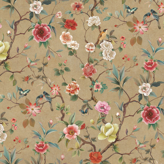 ZA8037 - Ronald Redding Tea Garden Ii Wallpaper Kimoras Garden