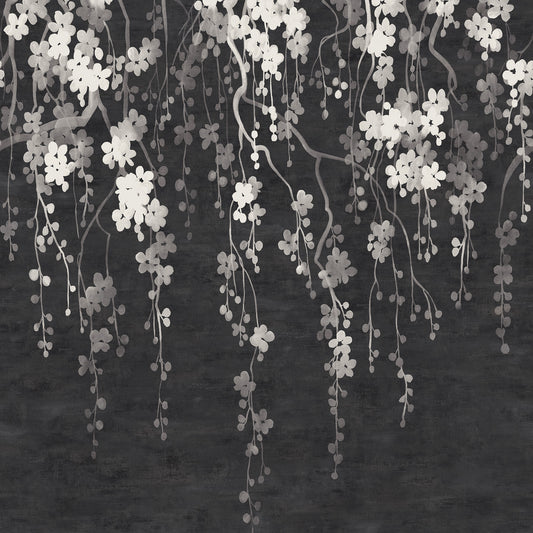 ZA8058M - Ronald Redding Tea Garden Ii Wallpaper Sakura Blooms