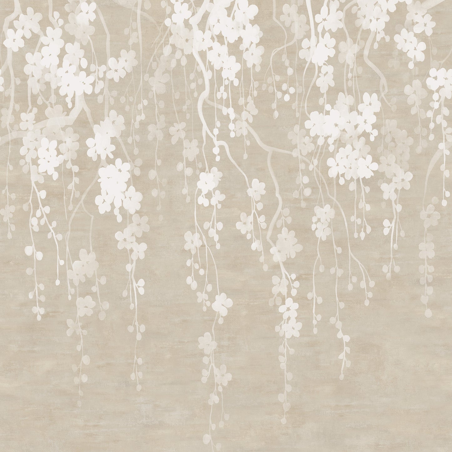ZA8059M - Ronald Redding Tea Garden Ii Wallpaper Sakura Blooms