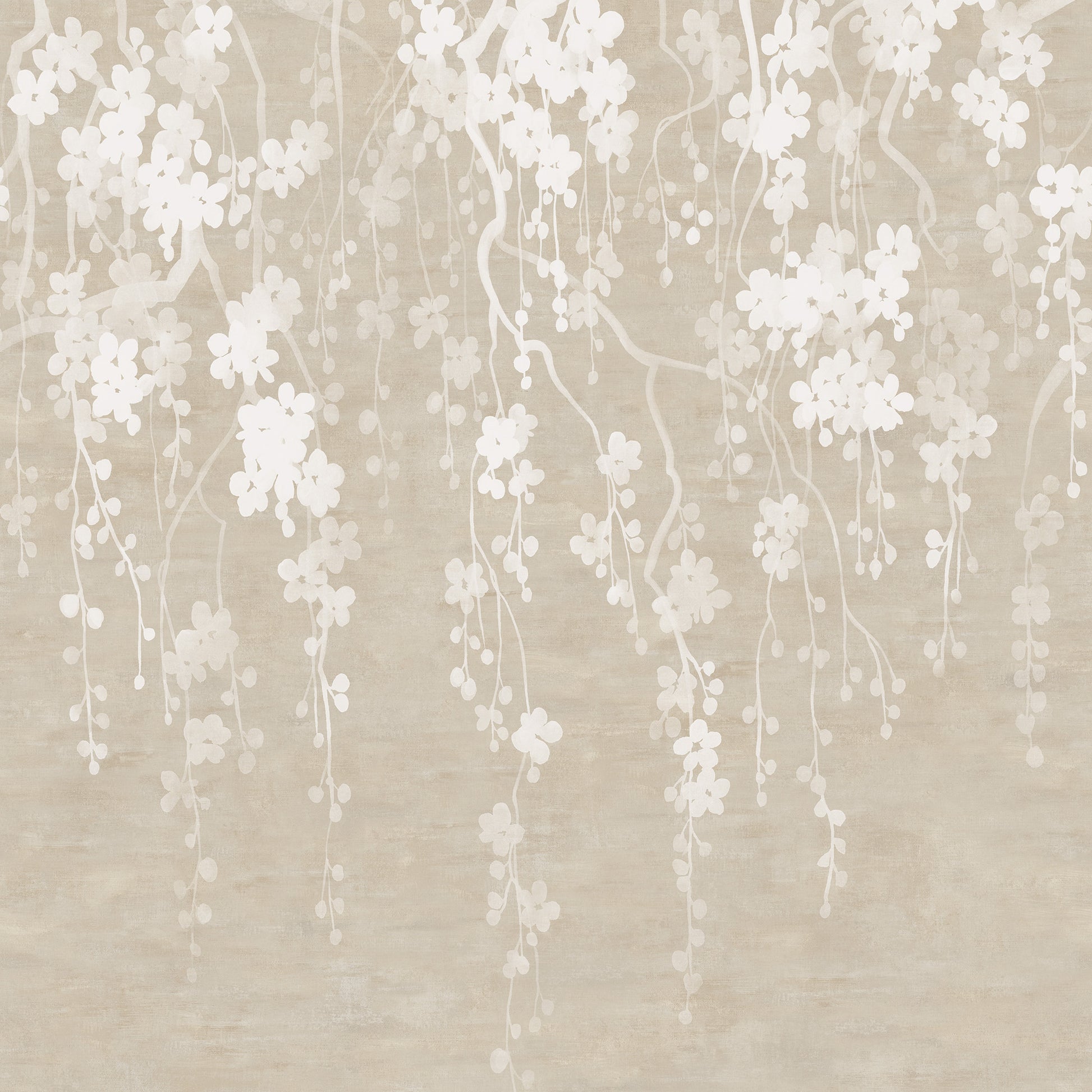 ZA8059M - Ronald Redding Tea Garden Ii Wallpaper Sakura Blooms