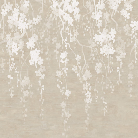 ZA8059M - Ronald Redding Tea Garden Ii Wallpaper Sakura Blooms