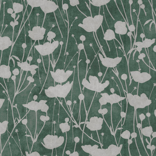 ZA8068 - Ronald Redding Tea Garden Ii Wallpaper Shimmering Poppies