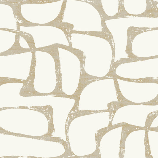 DF3351 - Candice Olson Decadence Ii Wallpaper - Craftsman Geometric