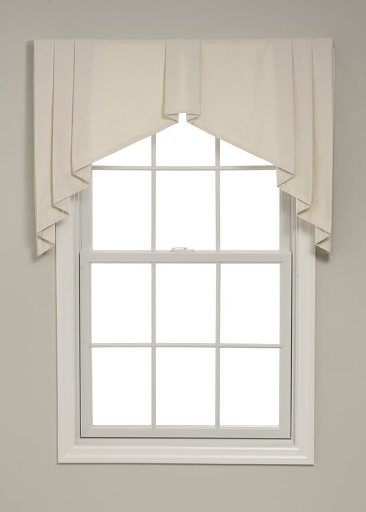 Box Pleated Tapered Valance