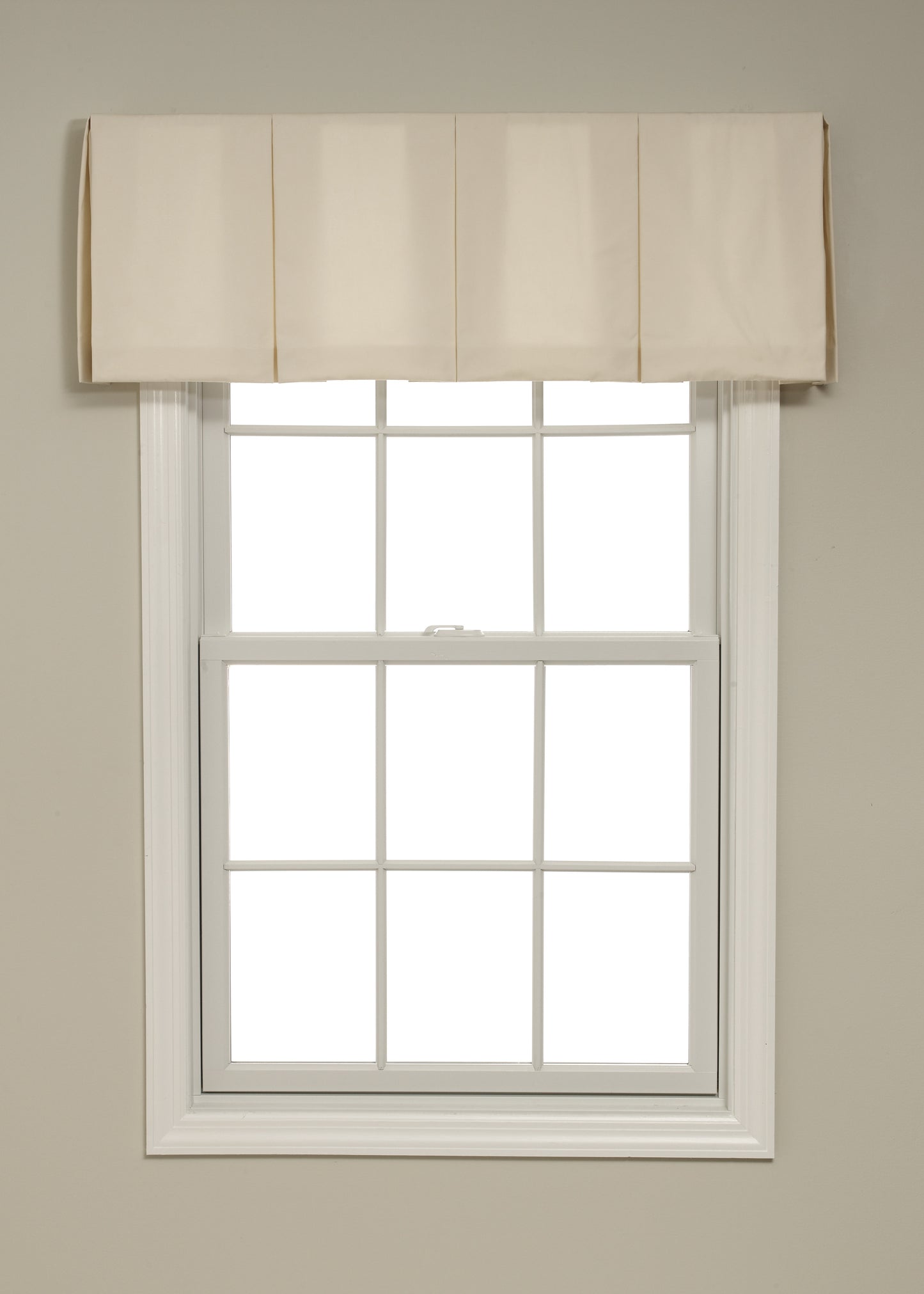 Inverted Box Pleated Valance