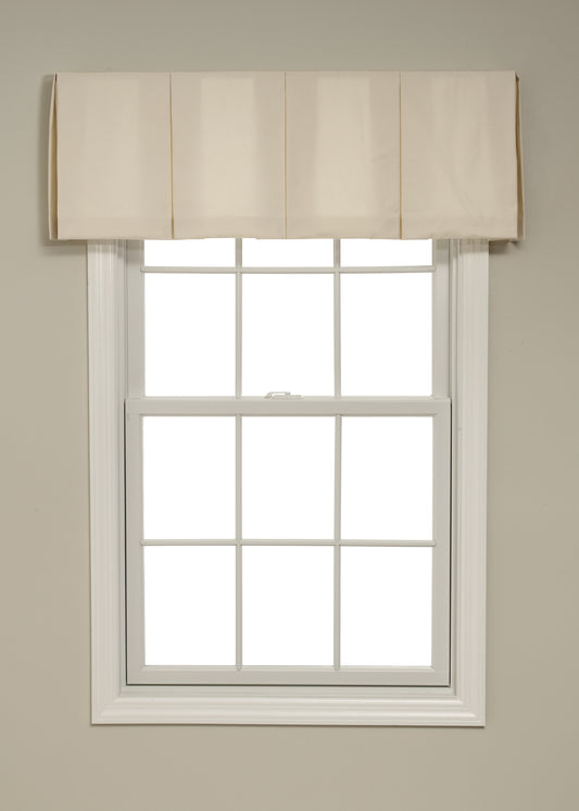Inverted Box Pleated Valance