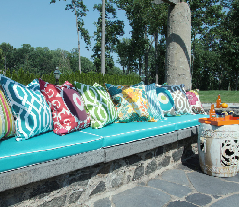 Custom Cushions Custom Outdoor Chair Cushions Calico