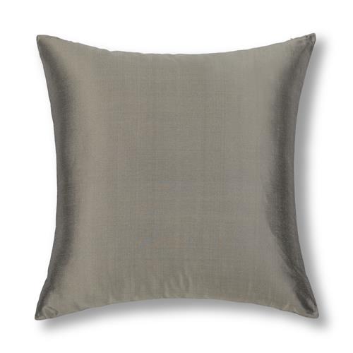 Classic Silk Pillow - 20 X 20 - PEWTER
