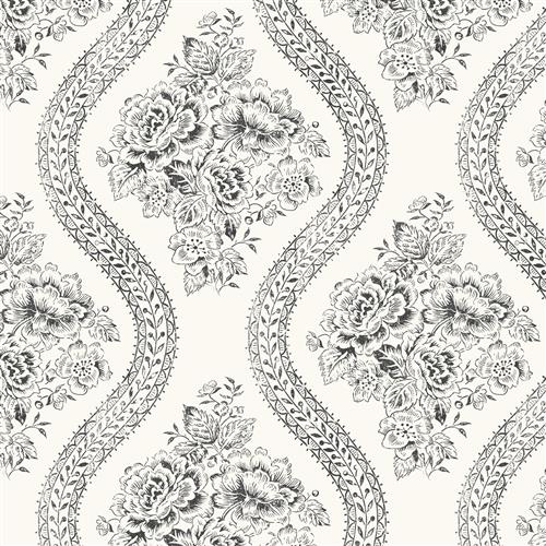 MH1597 - Magnolia Home Wallpaper - Coverlet Floral